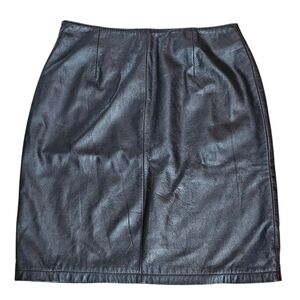 Wilson Maxima Genuine Leather Skirt – Black, Size 10